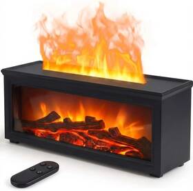 Shenzhen Taoyun Technology Co. Ltd 739474962322 Essential Oil Diffuser 7-color Fireplace Fire Flame Aromatherapy Humidifier 28