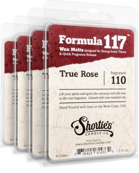 117-4 Shorties Candle Company 99290 True Rose Wax Melts Bulk Pack - Formula Highly Scented 3 Oz. Bars 12 O 117-4 Shorties Candle Company 99290 True Rose Wax Melts Bulk Pack - Formula Highly Scented 3 Oz. Bars 12 O