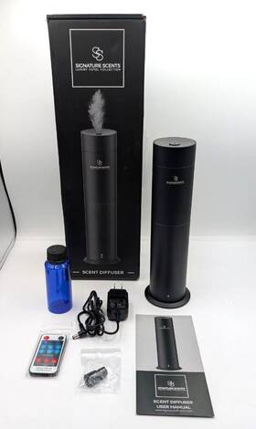 Signature Scents 650311020435 Luxury Hotel Collection Waterless Essential Oil Scent Diffuser