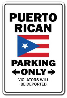 Signmission 703205373527 Puerto Rican Parking Aluminum Sign Rico Virgin Islands Vacation Indo