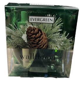 Slatkin &amp Co 667525529173 Bath And Body Works Evergreen Wallflowers Refill 2-pack Fragrance Wall Plug Nib