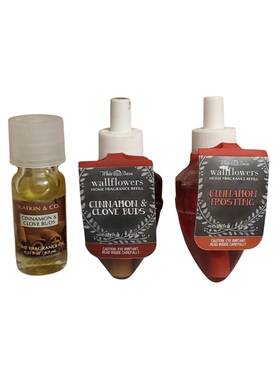 Slatkin / Bath & Body Works 667537333430 And Cinnamon Clove Buds Frosting Wallflowers Oil Refill