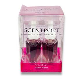 Slatkin & Co 637293108412 Bath And Body Works Scentport Sensual Jasmine Vanilla Fragrance 2 Refills