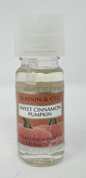 Slatkin & Co 637293227281 Bath And Body Works Sweet Cinnamon Pumpkin Home Fragrance Oil 0.33oz Retired