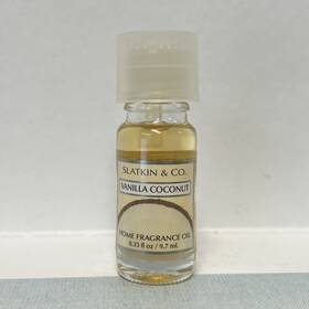 Slatkin & Co 637293227687 And Co. Vanilla Coconut Home Fragrance Oil 0.33 Oz