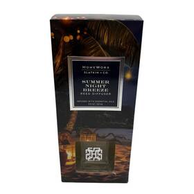Slatkin & Co. 840413612304 Homeworx Summer Night Breeze Reed Diffuser 4 Fl Oz New