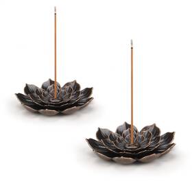 Slkijdhfb 770523181905 Incense Burner - Lotus Stick Holder 6 Holes With Detachable A