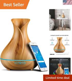 430.5 Smart Wifi Essential Oil Diffuser 810016710233 Intelligent Ultrasonic Aroma - Control Via App And Voice For Sq Ft