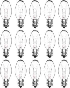 Snnalosses 313104876892 Wax Warmer Bulbs - 15w C7 Replacement For Scentsy Melt Himalay