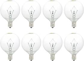 Snnalosses 712490823099 25 Watt Wax Warmer Bulbs G16 1/2 Light For Full Size Scentsy 8 Pa