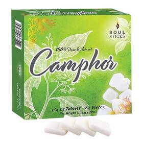 Soul Sticks 671065929805 Natural Camphor Blocks For Aromatherapy And Pooja 450g Pure Tablets