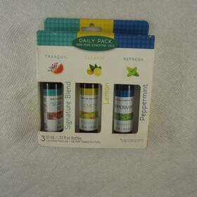 Sparoom 852313007371 Daily Pack 100% Pure Essential Oils Lemon Peppermint Signature Blend
