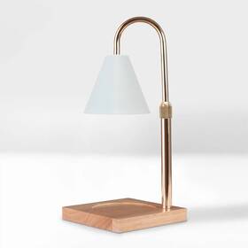 91287347 Sparoom Candle Lamp Warmer White Metal Shade Electric Contemporary Home