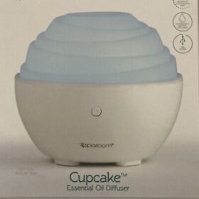 S07449 Sparoom Cupcake Essential Oil Diffuser 5 Hour Run Time For A Small Room Nib