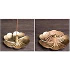 Spe0848 Sparik Enjoy Incense Holders Metal Flower Gourd Copper Burner Use