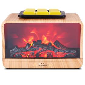 Xyd-spu2 Spghome Wax Melt Warmer Dynamic Flame Fireplace Melter For Scented Wa