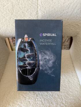 Spirual 060694460943 Incense Waterfall - New With Free Sandalwood Cones