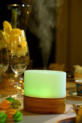 Sa-070 Spt 876840015005 Ultrasonic Aroma Diffuser/humidifier With Base - Oval Shape
