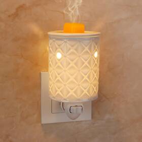17351-20a Star Moon Ceramic Wax Melt Warmer Plug In Warmers For Scented Scentsy