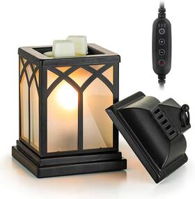 Staymoment 313102924984 Wax Melt Warmer With Timer Scentsy Electric Lantern Candle For Scented