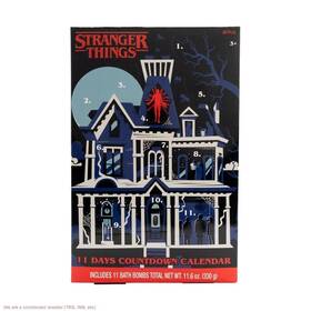 Stranger Things 889628228825 11 Day Countdown Calendar Bath And Body Set - 11.6oz/11pc