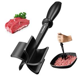 Clpmc01 Strendier Premium Meat Chopper - Hamburger Smash Ana Non-stick Masher With Nylon Mash