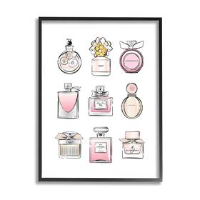 Stupell Industries 049182438652 Fragrance Bottle Glamour Chic Modern Fashion Illustrations Designed By Marti