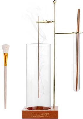 Sulunzeger 764126446950 Incense Holder For Stick Glass Insence Burner Sticks With Removable Anti
