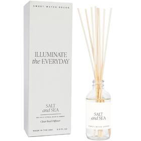 R135c Sweet Water Decor Salt And Sea Reed Diffuser Set - Citrus Musk Amber Summer Sce