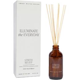 R147a Sweet Water Decor Calming Reed Diffuser Set For Home Eucalyptus Spearmint Citrus Woods Scented Ree