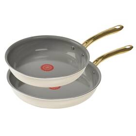 C494s263 T-fal Preserve Ceramic Nonstick Frying Pan 2-pc Set 8.5 Inch And 11 Oven Broiler