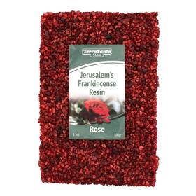 Terrasantastore 133083365026 Aromatic Frankincense Pressed Slate Resin Tears Incense Rose Burner Jerusalem