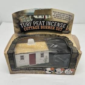The Gifted Hand 696723471540 Irish Turf Incense And Ceramic Cottage Peat Beige J30