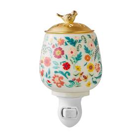 033-034-80001 The Pioneer Woman Accent Wax Warmer Birdie Botanical