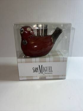 The Pomperoy Collection 769072728471 San Miguel Sentiments Oil Reed Diffuser Amore With Love Charm - Vanilla Jasmine