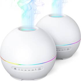 Xm200 Thimones 2 Pack Essential Oil Diffuser For Home - 200ml Aromatherapy Humidifier