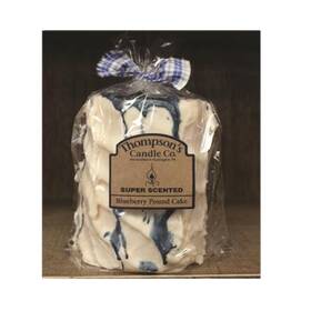 Thompsons Candle Co. 836616003223 Super Scented Lg 44 Oz Pillar 200 Hrs Blueberry Pound C