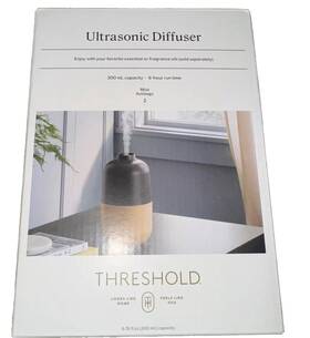 Threshold 197543405147 Ultrasonic Diffuser - 5 Hour Run Time With Two Mist Settings