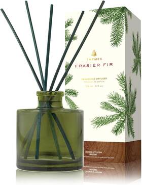 Th03505279727 Thymes Frasier Fir Reed Diffuser Set Includes Reeds Fragrance Oil And Froste