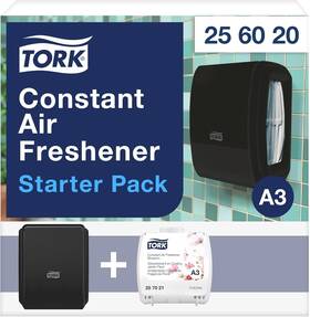 256020 Tork Constant Air Freshener Starter Kit Black Blossom A3