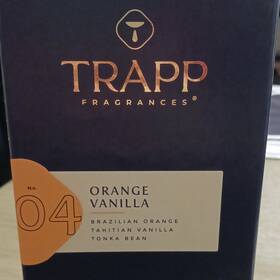 6-022-15 Trapp Fragrances Reed Diffuser Kit Orange Vanilla Brazilian Tonka Bean 4 Fl Oz