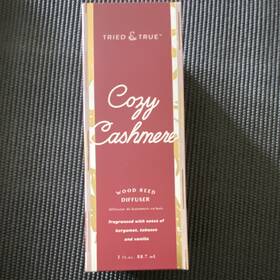 Tried & True 20752 And Cozy Cashmere Reed Diffuser Oil Bergamot Tobacco Vanilla 3 Fl Oz
