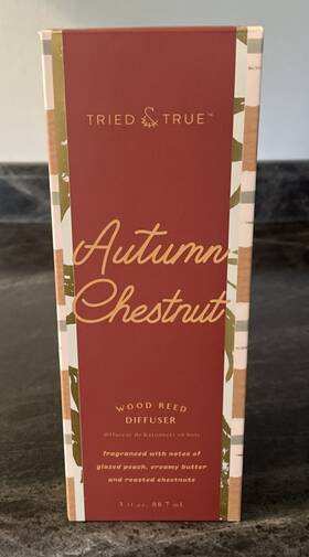 Tried & True 644911008832 And Leaf Reed Diffuser 3 Oz. Autumn Chestnut New In Open Box