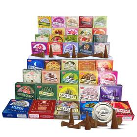 Trumiri 720132743544 Hem Incense Cones Variety Pack Of 12 Randomly Selected Fragrances And