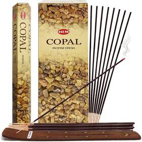 Trumiri Dnd--502846-6-8oz-p Copal Incense Sticks And Stick Holder Bundle Insence Insense Hem