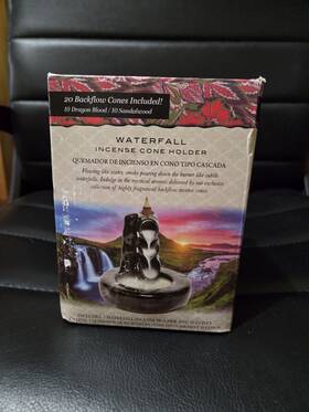 503654-1-4oz-m Trumiri Dnd--503654-1-4oz-m Incense Cone Waterfall Smoke Flows Like Water Through And Over Statuette Inc.cones