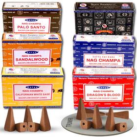 Cat503891-6-8oz-m Trumiri Dnd--cat503891-6-8oz-m Variety Pack Backflow Incense Cones For Waterfall Aromatic Smoke Fountain