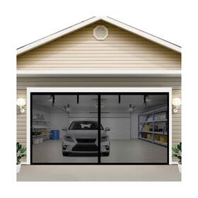 Gsd0909 Tudere Magnetic Garage Screen Door For 1 Car 9x9ft Doors Hands Free Heavy D