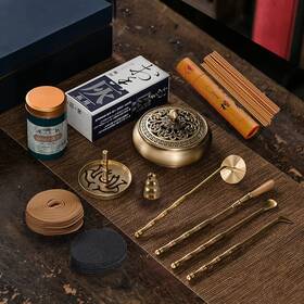 Tudmoeol 938500723270 Powder Incense Burner Kit In Gift Box Complete Powdered Ash Set W