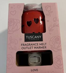 74735 Tuscany Candle Fragrance Melt Outlet Warmer Love Nib